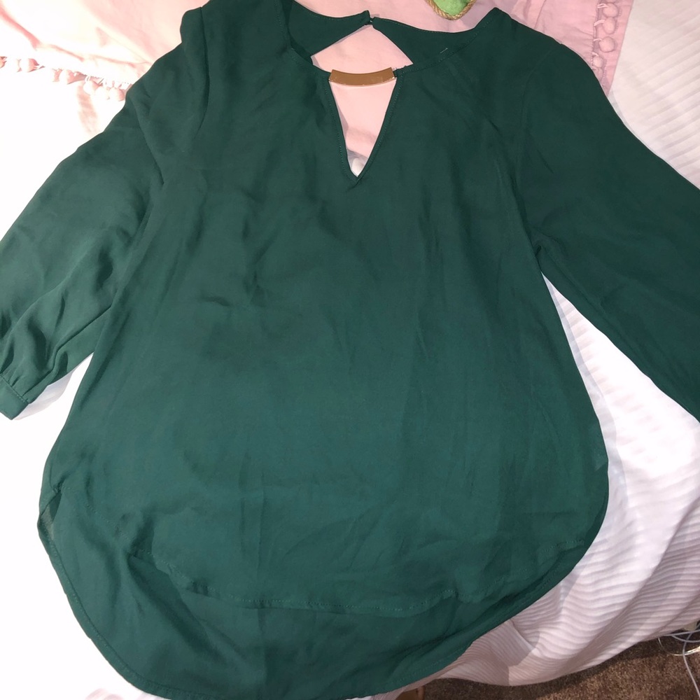 Hunter Green Blouse